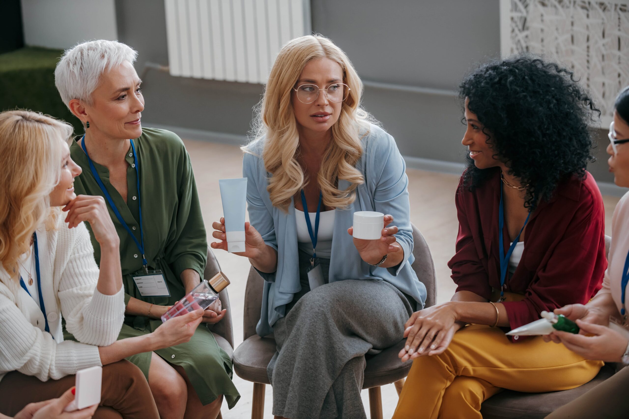confident mature woman advising beauty products to 2023 11 27 05 34 26 utc min scaled 2